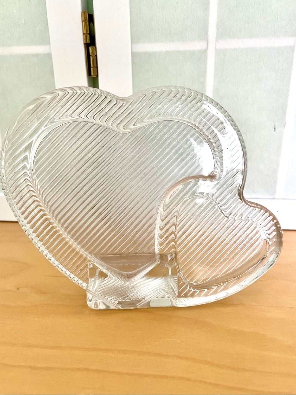 Mikasa Double Heart Photo Frame Vintage